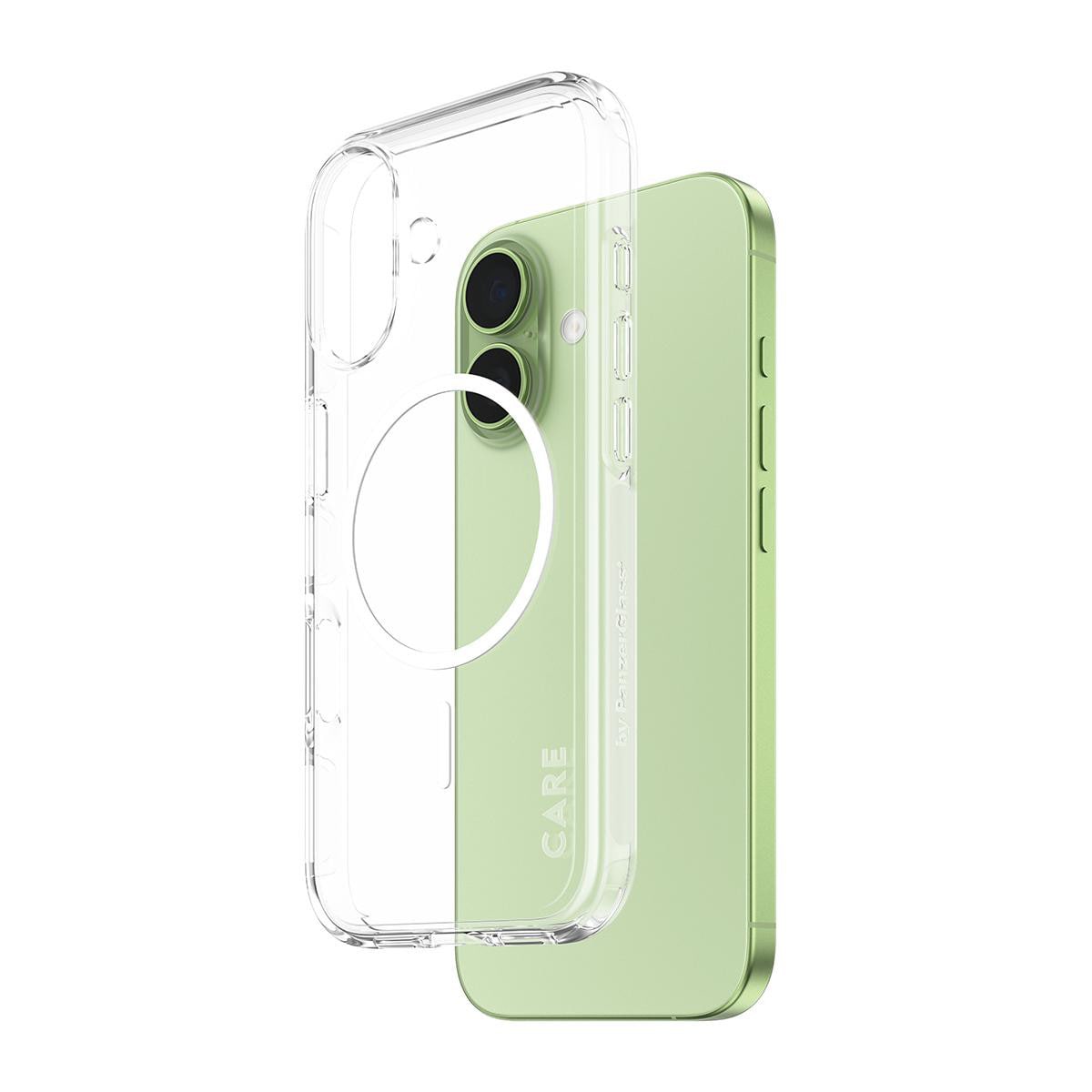 CARE by PanzerGlass Flagship Case Transparent Urban Explorer m. Weiß MagSafe iPhone 17