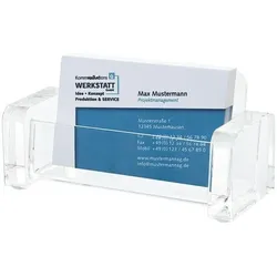 Wedo Visitenkartenhalter »acryl exklusiv« transparent, 11.5x5.5x5 cm