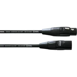 CIM 1,5 FM - CORDIAL 1x XLR female 3 pol, 1x XLR male 3 pol, 1,50m