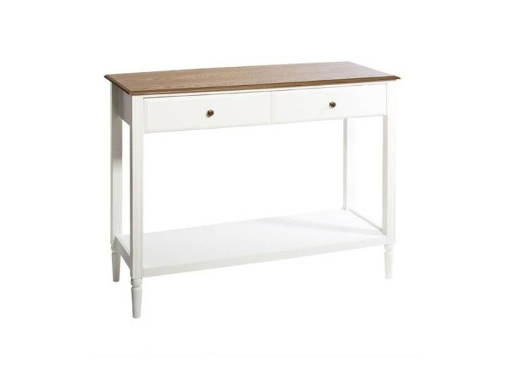 Console  Solen  bois blanc L110cm - Atmosphera Créateur d'intérieur