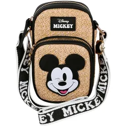 Disney Mickey Mouse Messenger Bag – Mickey Mouse Tasche mit geflochtenem Design für Alltag und Freizeit