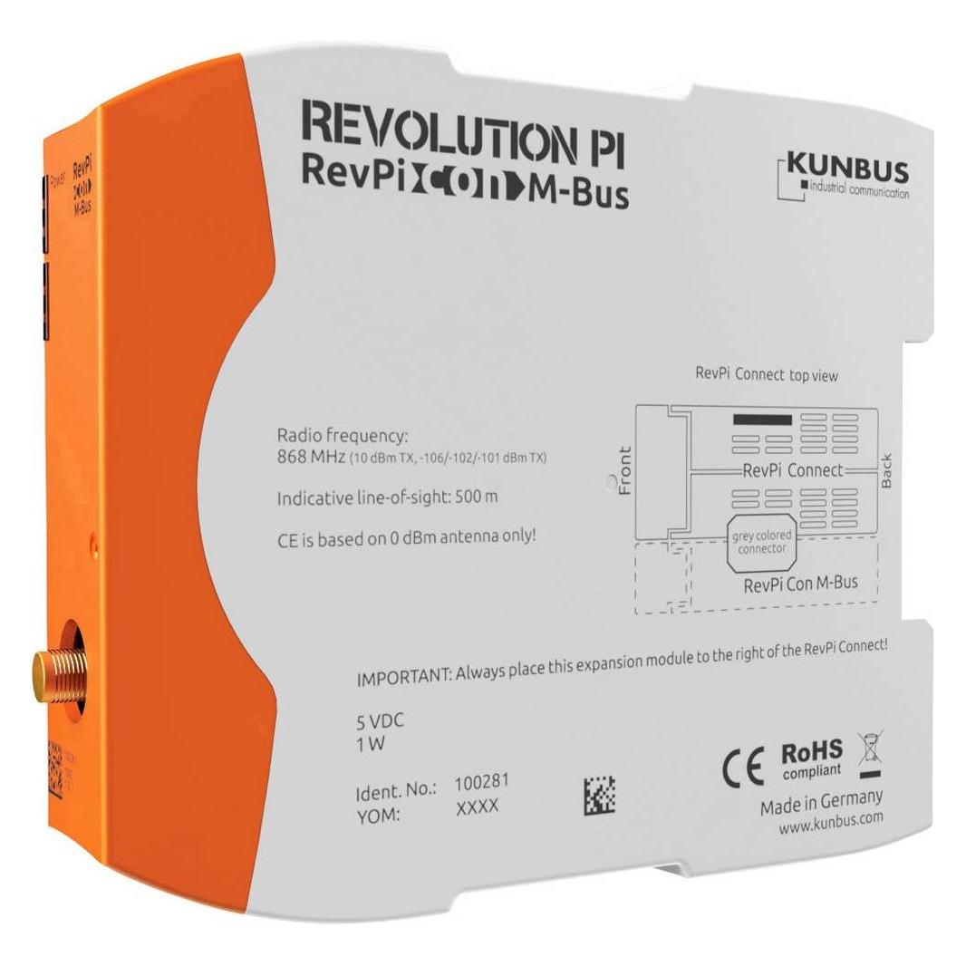 Kunbus PR100281 RevPi Con MBUS Modulo bus 1 pz. (PR100281)