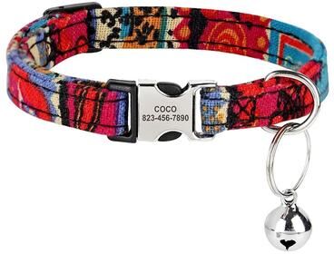 Uplifted Finds Personalized Printed Anti Lost Cat Collar 7