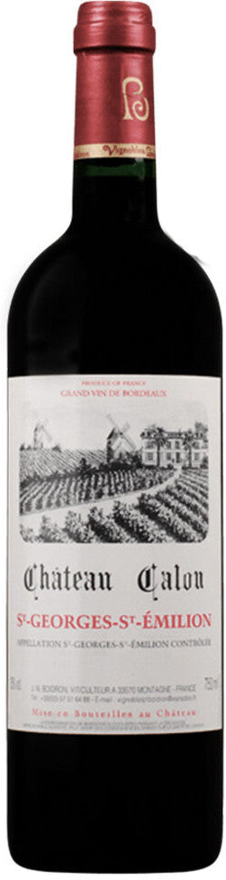 Château Calon Saint-Emilion 'St Georges' Chateau Calon 2019