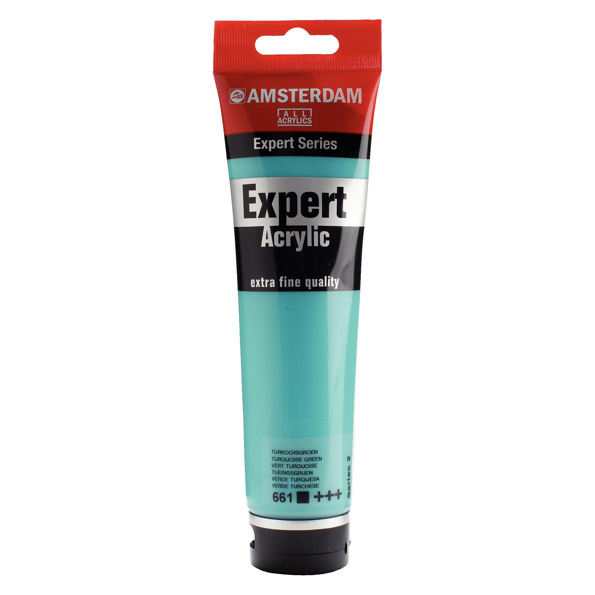 Amsterdam Expert Acrylfarbe Tube 150 ml Türkisgrün 661 (150 ml) (ROY-19156610)