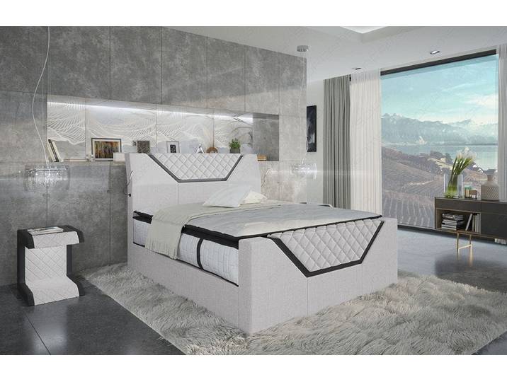 Boxspringbett Nantes Stoff