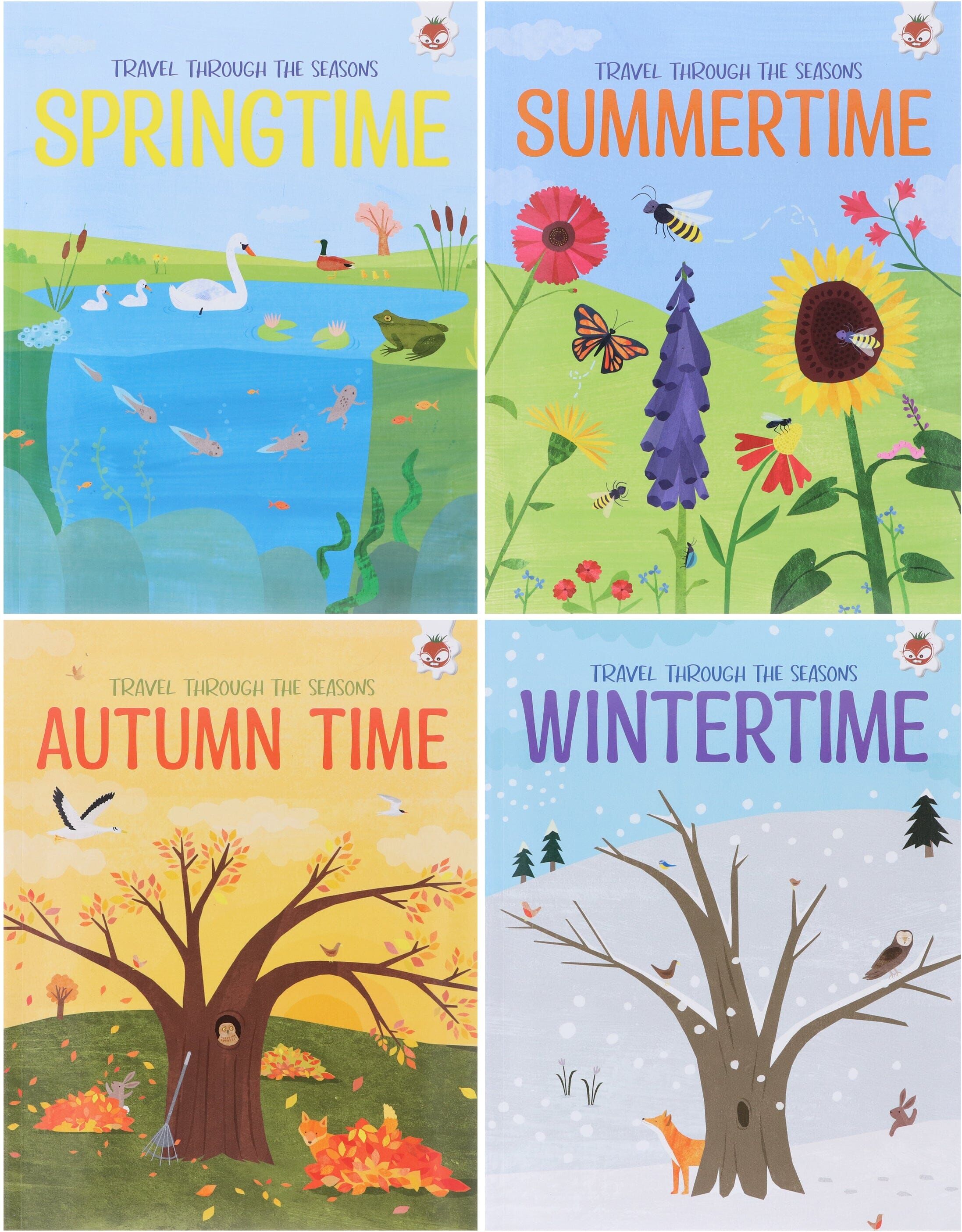 Travel Through The Seasons Series by Annabel Griffin Illustrated 4 Books Collection Set - Ages 5+ - Paperback Hungry Tomato Ltd