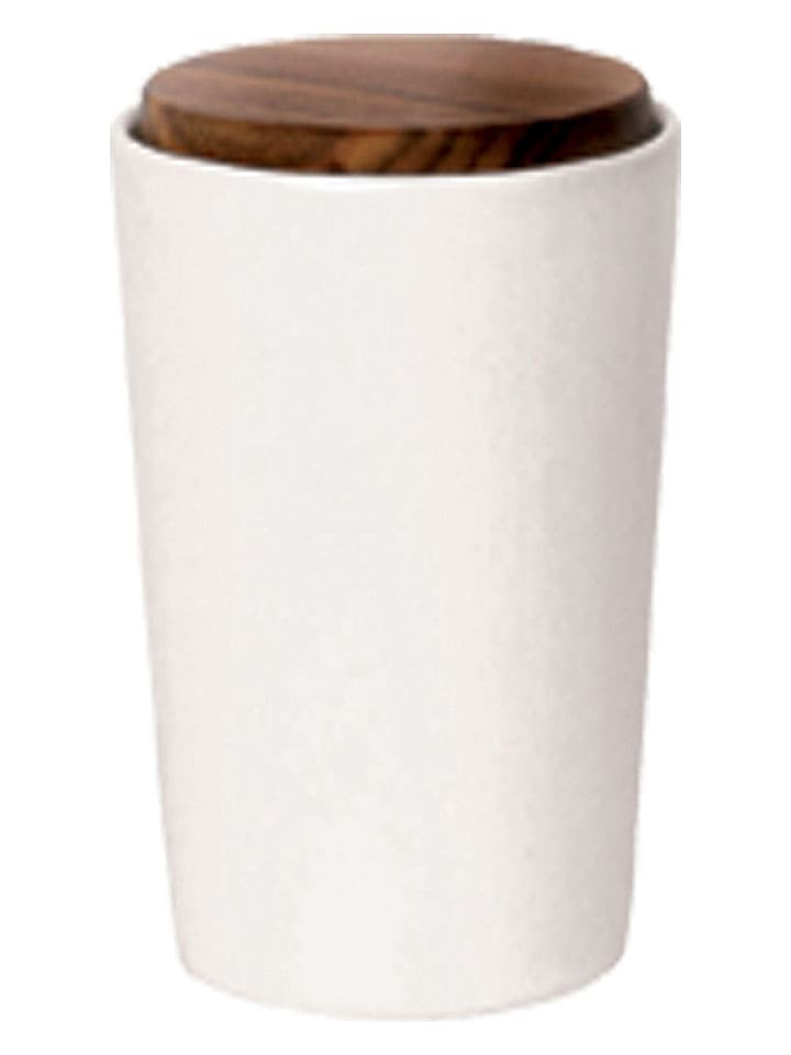 houseproud Kosmetikdose ''Outback White'' in Weiß - (H)14 x Ø 9 cm - onesize