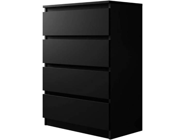 Malwa M4 Commode à 4 tiroirs noire