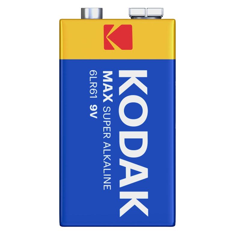 Kodak Max Alkaline Batterie 9v Lr61 (2 Stk., 9V Block, 570 mAh) (30952850)