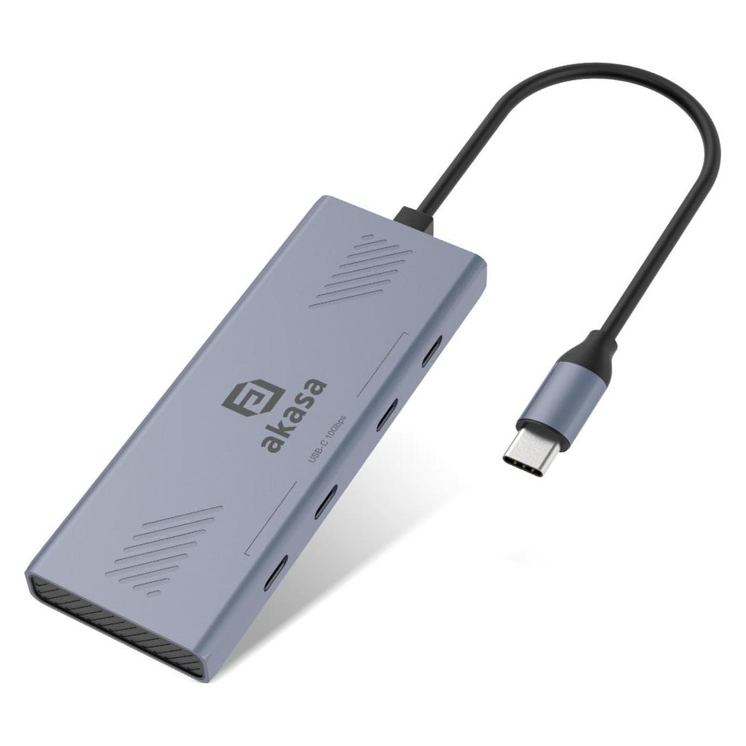 Akasa - USB Type-C 4 Port Hub (USB-C, 4 Ports) (AK-CBCA32-18BK)