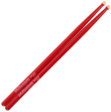 Millenium Junior Sticks Hickory Red Rouge