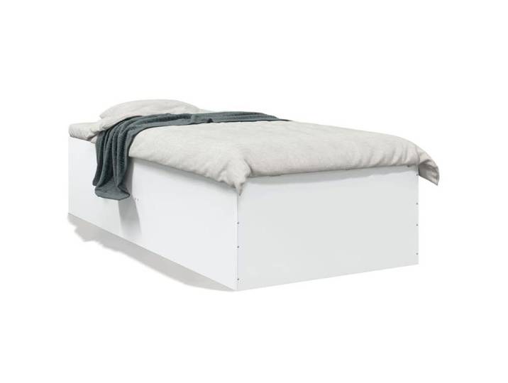 Promo 2026  Lit simple&lit adulte Structure de lit - Cadre de lit - blanc 90x190cm 4900867