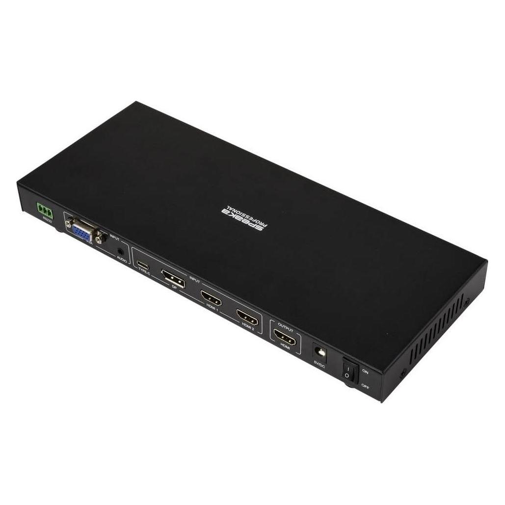 SpeaKa Professional SP-HDPS-300 HDMI-Switch für industrielle Anwendungen 3840 x (SP-13812976)