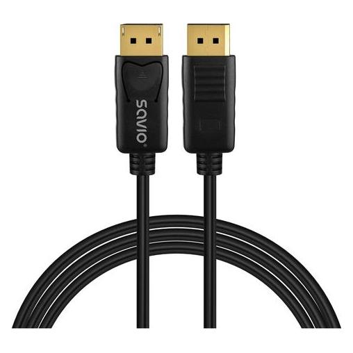 Savio CL-206 DisplayPort-Kabel 3 m Schwarz (3 m) (CL-206)