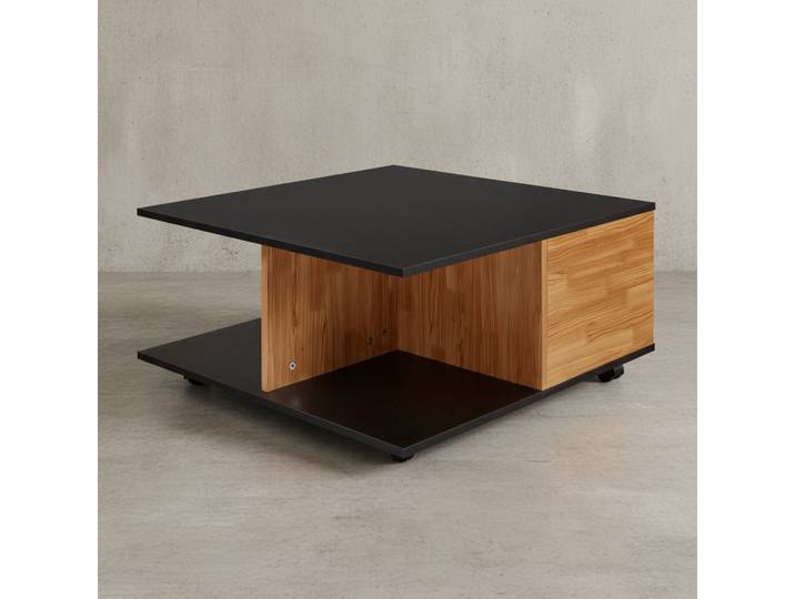KADIMA DESIGN Couchtisch Kaffeetisch RAPIDO - Moderner Tisch mit Schubladen & Rollen