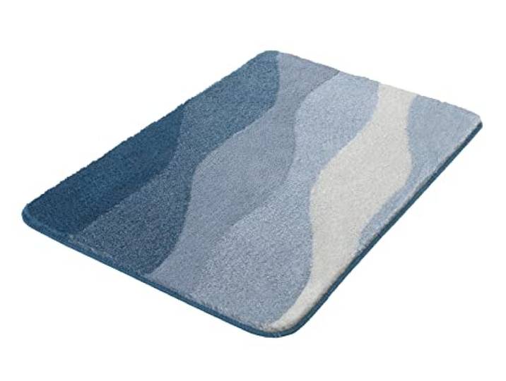 Kleine Wolke Badteppich Malena, Farbe: Iceblue, Material: 100 % Polyacryl, Größe: 80x140 cm