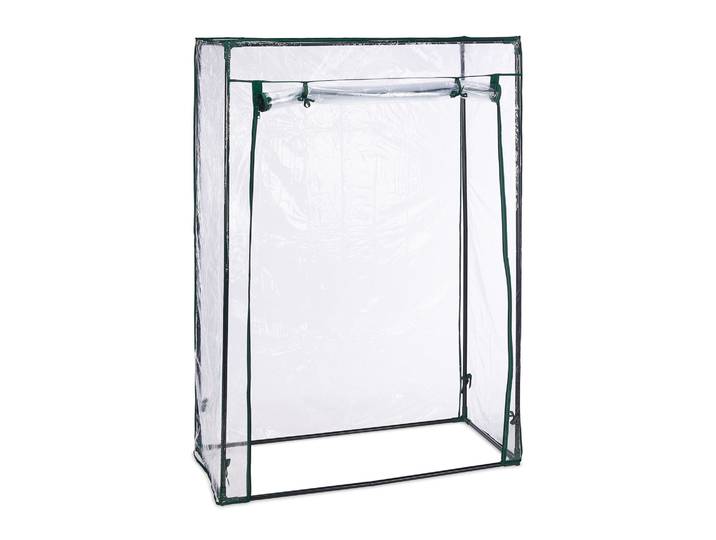Tomatengewächshaus mit PVC-Folie Dunkelgrün-Transparent