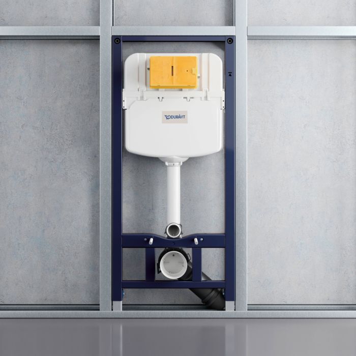 Duravit DuraSystem Basic WC-Element WD1029000000 115 cm, Trockenbau, mechanisch, vorne