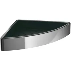 Emco Loft Eckschwammkorb 054500503 chrom/schwarz, Breite 179mm, mit Kunststoffeinsatz