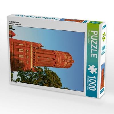 CALVENDO Puzzle Wasserturm in Lüneburg 1000 Teile Puzzle hoch | 1000 Teile Lege-Größe 64 × 48 cm Foto-Puzzle für glückliche Stunden