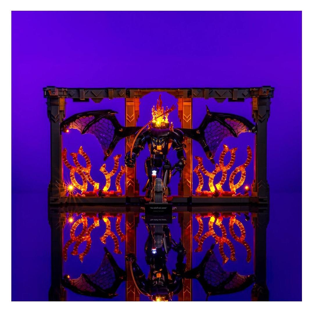 Light my bricks LMB 2.0 LED Licht Set für LEGO 10367 Der Herr der Ringe - Balrog Bücherstütze (10367)