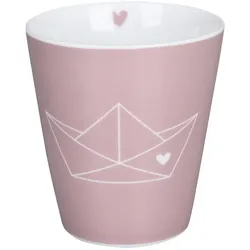 Krasilnikoff Happy Mug Paperboat, 330 ml, rose