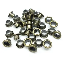 Eisenthaler Ösen EFC-30, farbig für 2-30 Blatt, Pack mit 250 Stück Antik Messing