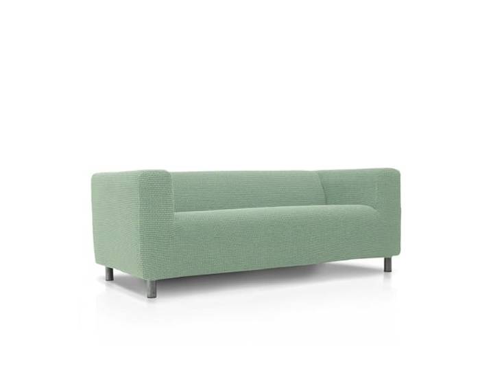 FAVERTI® IKEA Housse de canapé Super élastique Compatible avec Le canapé KLIPPAN 2 Places Modèle NOVELE Turquoise Protecteur de qualité en Tissu Jacquard Toucher Coton