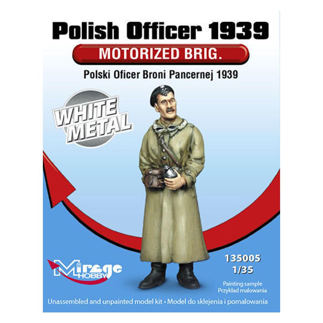 Mirage Hobby Polish Officer1939 Motorised Brig.WhiteM White Metal (135005)