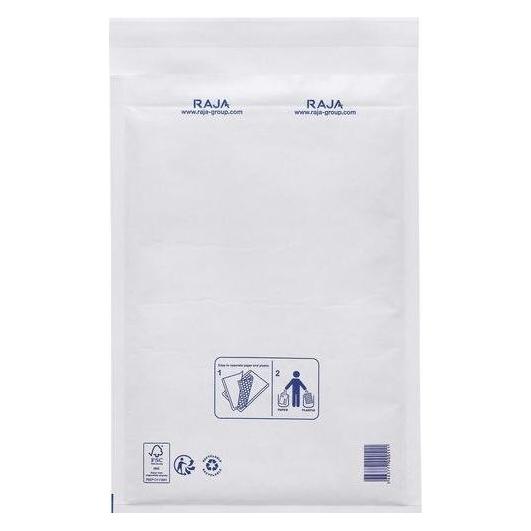 Raja Luftpolster-Versandtaschen PMBL3C Papier Weiss (100 Stk.) (PMBL3C)