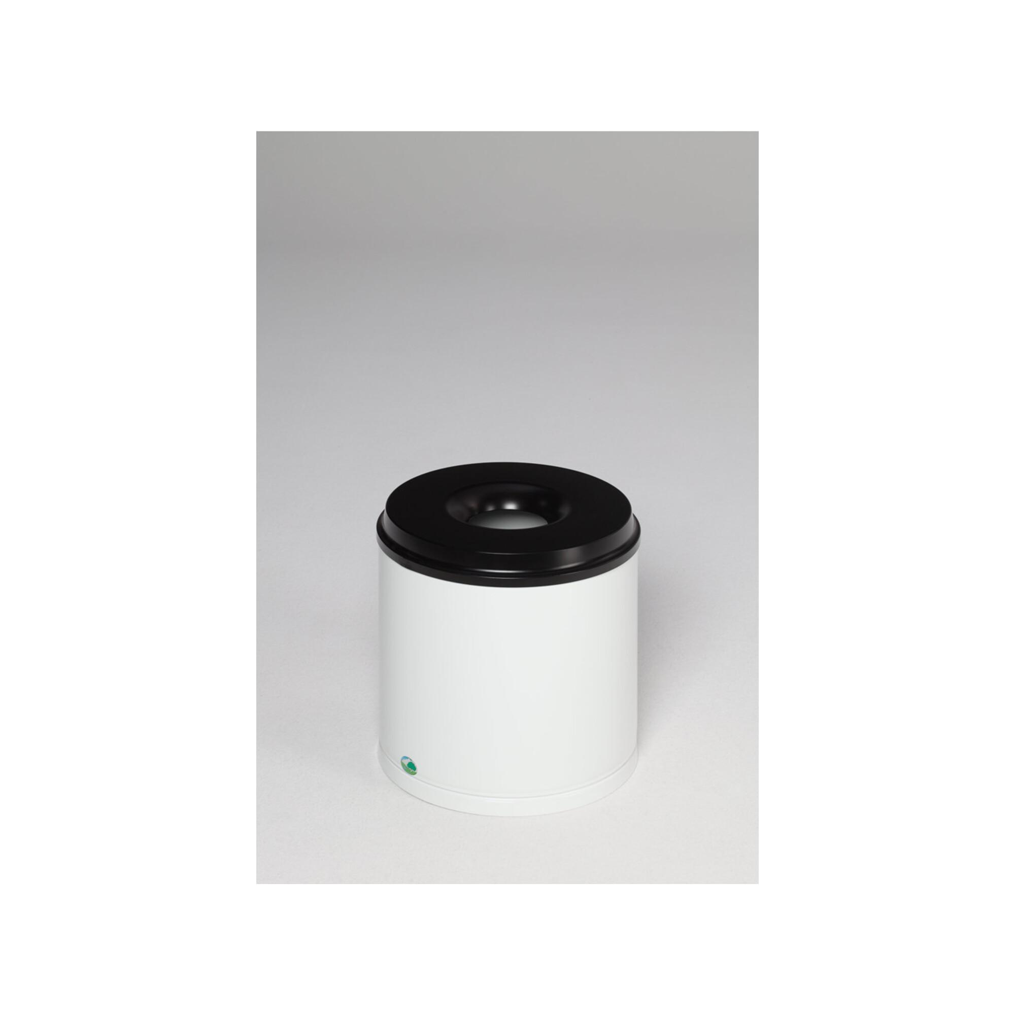 VAR Papierkorb feuersicher Löschkopf weiß 30 l (3155)