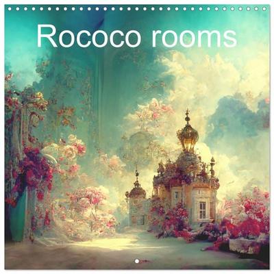 Rococo rooms (Wall Calendar 2026 12 × 12 Inch) CALVENDO 12 Month Wall Calendar