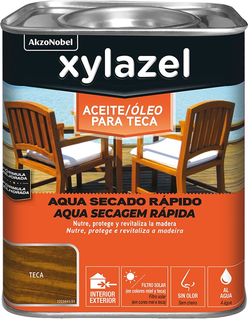 Xylazel ACEITE TECA AGUA TECA 0,750 L. Teca