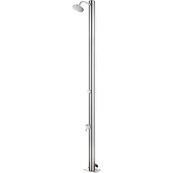 vidaXL Gartendusche 215 cm Edelstahl