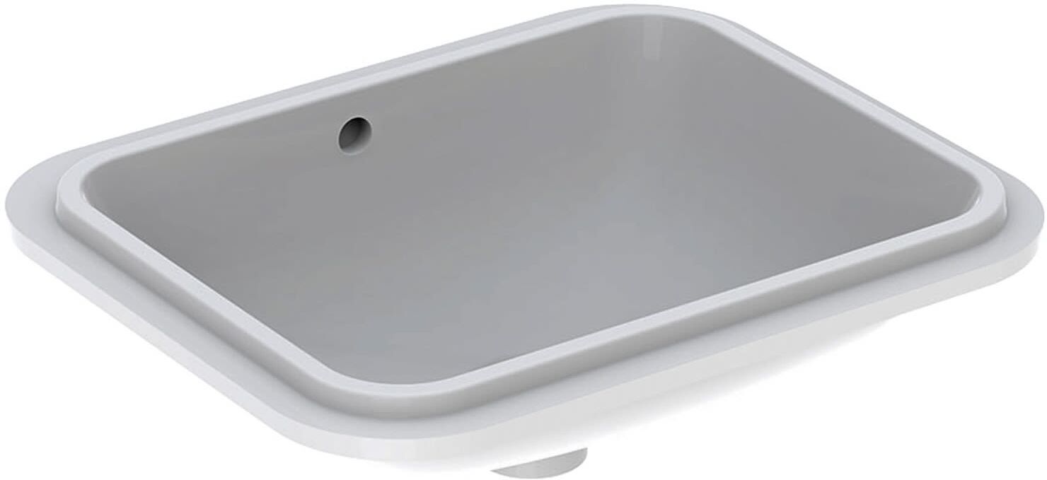 Geberit VariForm undercounter washbasin 53 x 44 cm, rectangular 500.761.01.2