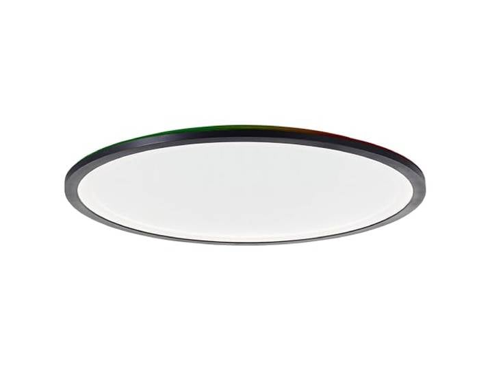 Brilliant Lampe Mosako LED Deckenaufbau-Paneel 50cm schwarz/weiß Metall/Textil schwarz 36 W LED integriert