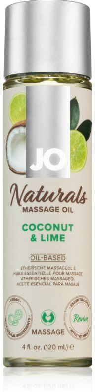 System JO NATURALS COCONUT & LIME huile de massage 120 ml