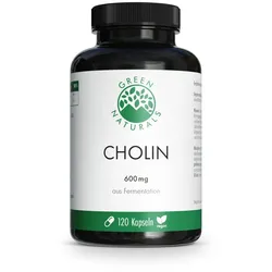 GREEN NATURALS Cholin 600 mg hochdosiert vegan 120 St