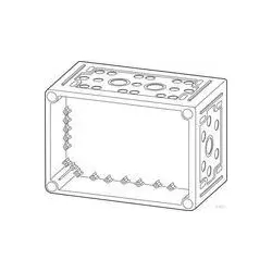 Eaton 064896 Unterkasten, Einzelgehäuse, HxBxT=250x375x120mm U-CI43E