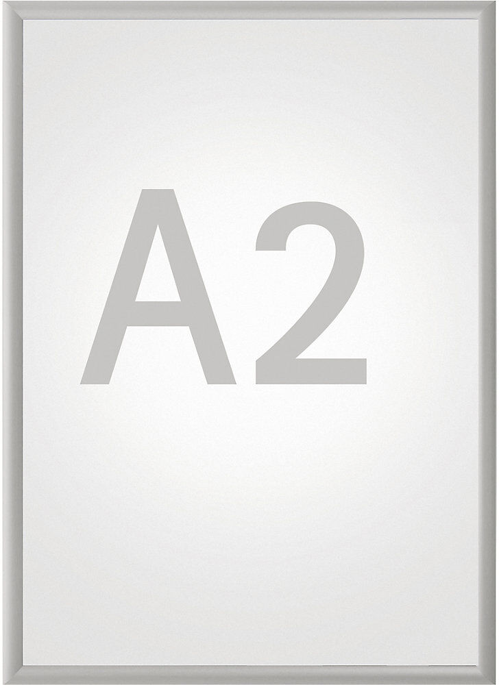 Klapprahmen MAULstandard, silber, für DIN A2 MAUL