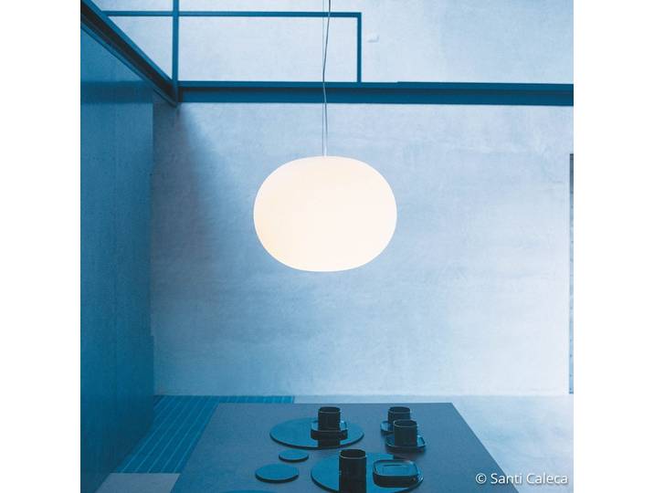 Suspension Glo-Ball S1 blanche - FLOS - Salon / séjour - Design - Verre - Boule