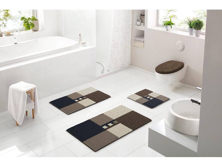 Badematte Merkur 40 x 50cm Braun/Braun
