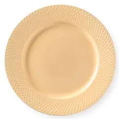 Lyngby Dinner Plate Dia. 27cm - Sand (201945), Teller, Beige