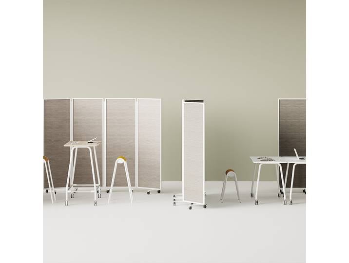 Paravent de séparation de pièce moderne en bois pliable pour bureau, hôpital, école - Mobilier commercial mobile de Chine