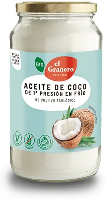 El Granero Integral Aceite De Coco Virgen Prensado En Frío Bio 400 ml