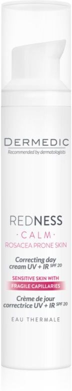 Dermedic Redness Calm Korrigerende creme Til sensitiv og rød blussende hud SPF 20 40 ml