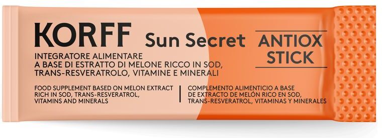 Korff Sun Secret Antiox Stick Integratore Alimentare 30 PZ DA 1,3 g