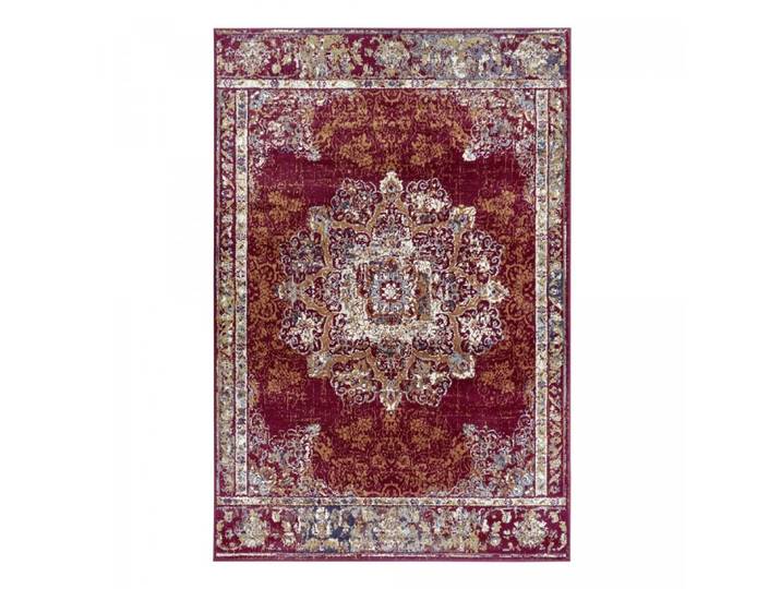 Tapis salon 120x170cm rouge, beige, bleu oriental