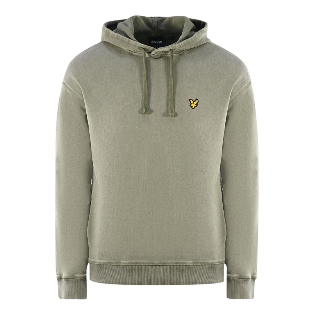 Lyle & Scott Brand Logo Green Pull-Over Hoodie